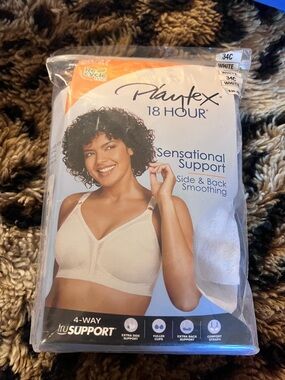 Playtex 18 Hour Sensational Support Bra - White